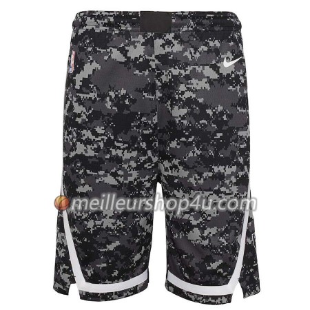 Homme NBA San Antonio Spurs Shorts Noir 2 2018-19 Nike Swingman